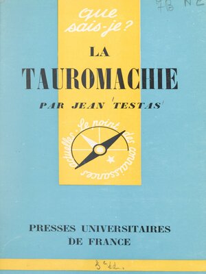 cover image of La tauromachie